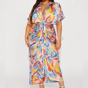 Button Up Maxi Dress